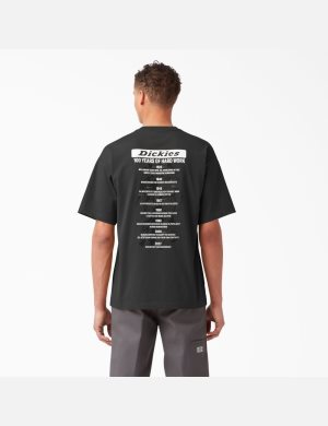 Dickies 100 Year Milestone Tryck Svarta | 052891-XJK