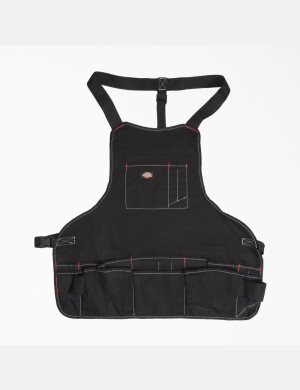 Dickies 16-Pocket Arbets Apron Svarta | 643278-LIU