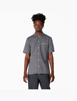 Dickies 1922 Korta Sleeve Svarta | 796120-FKC