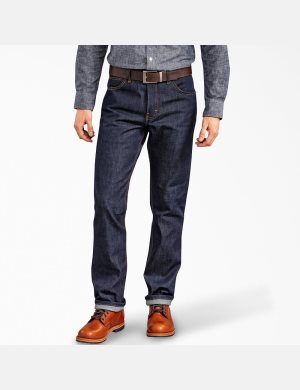 Dickies 1922 Selvedge Denim Indigo Blå | 238749-VUW