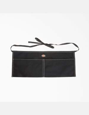 Dickies 2-Pocket Canvas Apron Svarta | 462591-HVL