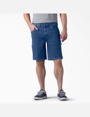 Dickies Active Midja Denim Carpenter Shorts Indigo Blå | 248701-BSP