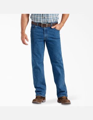 Dickies Active Midja Relaxed Fit Indigo Blå | 271396-LGQ