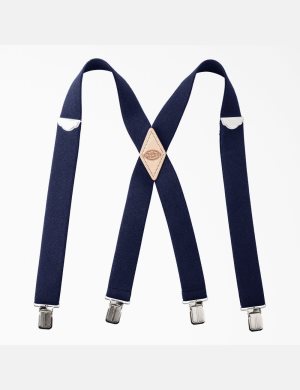 Dickies Arbets Suspenders Marinblå Blå | 176098-XLM