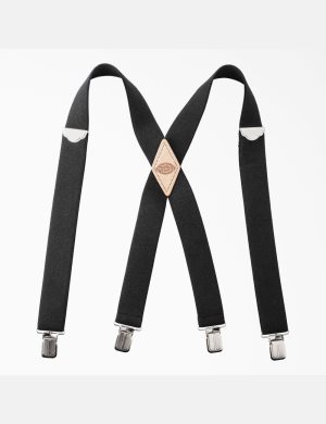 Dickies Arbets Suspenders Svarta | 469870-WIC