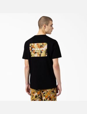 Dickies Artondale Tryck Svarta | 483570-TBH