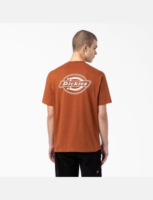 Dickies Back Logo Tryck Bruna | 625031-SRM