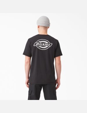Dickies Back Logo Tryck Svarta | 032491-XNM