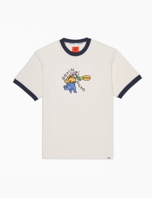 Dickies Brain Dead Embroidered Vita | 380965-SZQ