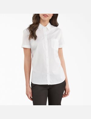 Dickies Button-Up Vita | 346521-WVB