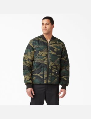 Dickies Camo Diamond Gröna Camo | 071259-KUS