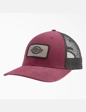 Dickies Canvas Trucker Vinröda | 640382-WGB