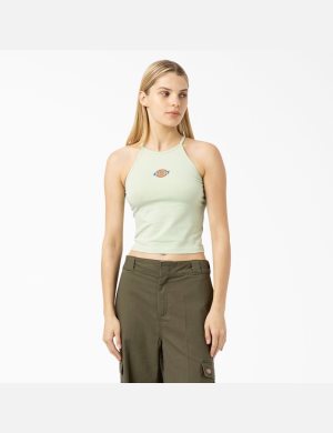 Dickies Chain Lake Cropped Gröna | 394850-WND