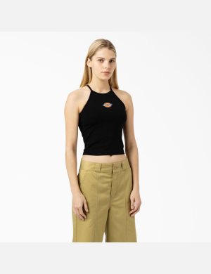 Dickies Chain Lake Cropped Svarta | 865902-TDJ
