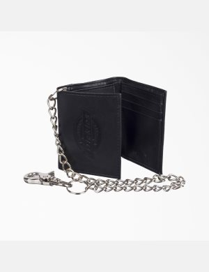 Dickies Chain Trifold Svarta | 195876-DJQ