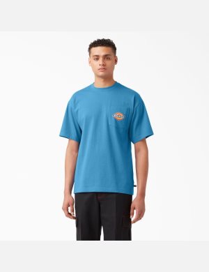 Dickies Chest Logo Pocket Mörkblå | 328054-ZAW