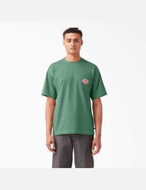 Dickies Chest Logo Pocket Mörkgröna | 823796-CDH