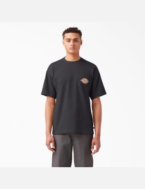Dickies Chest Logo Pocket Svarta | 376180-VCY