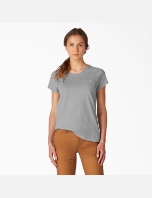 Dickies Cooling Korta Sleeve Grå | 108374-XRU