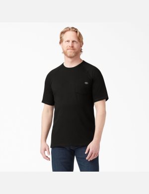 Dickies Cooling Korta Sleeve Svarta | 975812-YMC
