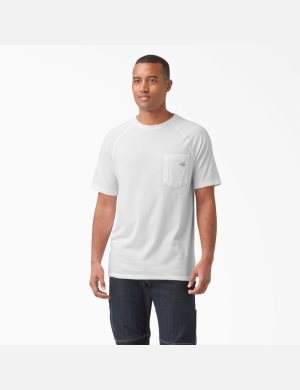 Dickies Cooling Korta Sleeve Vita | 507386-IPC