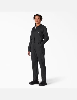 Dickies Cooling Long Sleeve Svarta | 546798-ANY