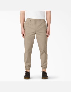 Dickies Cropped Jogger Khaki | 163508-ULB