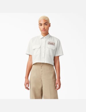 Dickies Cropped Korta Sleeve Arbets Olika Färger | 739108-ZIU