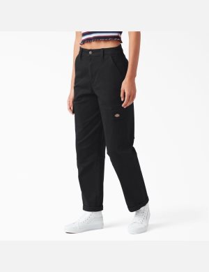 Dickies Cropped Svarta | 041759-TLX