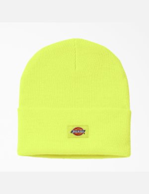 Dickies Cuffed Knit Gula | 436790-YSQ