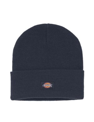 Dickies Cuffed Knit Marinblå | 652804-SWN