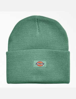 Dickies Cuffed Knit Mörkgröna | 729640-YDH