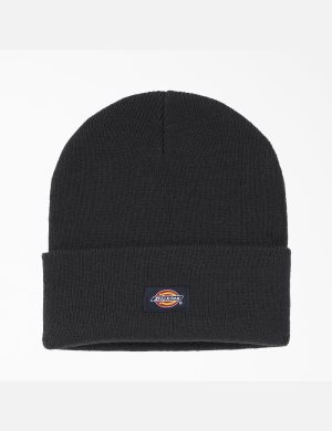 Dickies Cuffed Knit Svarta | 620754-ODG