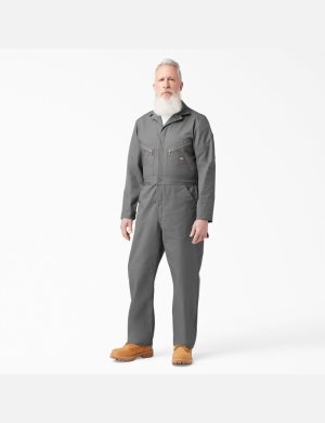 Dickies Deluxe Blended Long Sleeve Grå | 389605-MNB