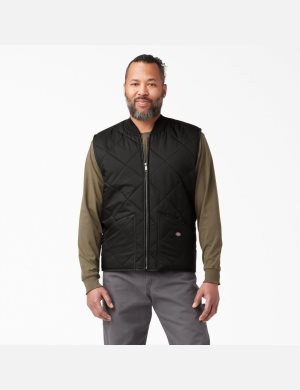 Dickies Diamond Quiltad Svarta | 346028-JCY