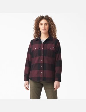 Dickies DuraTech Renegade Flannel Vinröda | 098173-XDL
