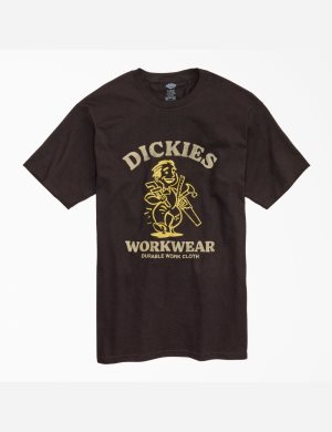 Dickies Durable Arbets Cloth Tryck Svarta | 694587-ZQO