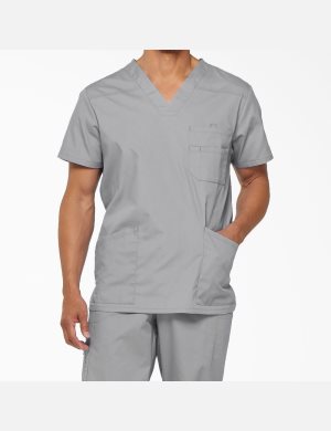 Dickies EDS Signature V-Neck Grå | 053291-JRE