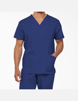 Dickies EDS Signature V-Neck Svarta | 314572-MAR