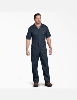 Dickies FLEX Korta Sleeve Marinblå | 574092-GUD
