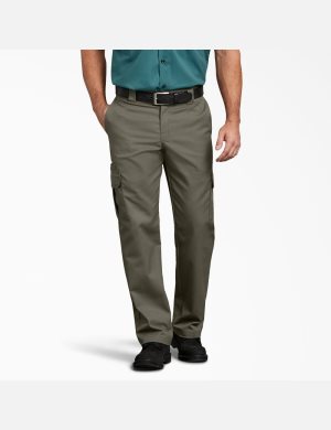Dickies FLEX Regular Fit Hetero Leg Gröna | 340721-UBV