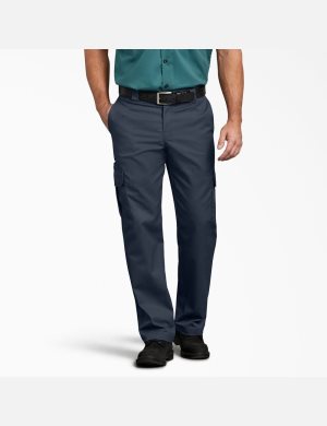 Dickies FLEX Regular Fit Hetero Leg Marinblå | 418362-QLH