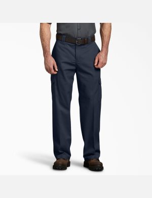 Dickies FLEX Relaxed Fit Hetero Leg Marinblå | 684930-PQC