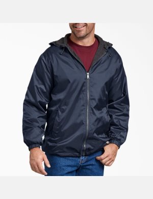 Dickies Fleece Fodrade Nylon Marinblå | 479851-AVE