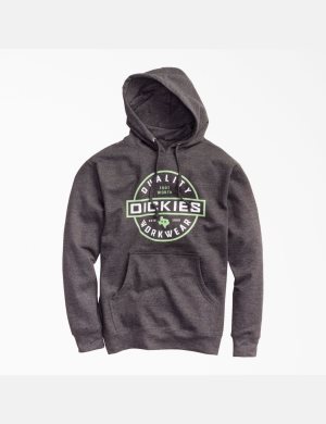 Dickies Fleece Quality Workwear Tryck Grå | 681392-FMT