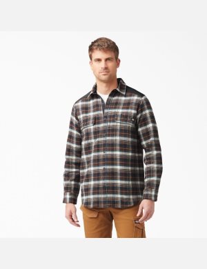 Dickies Heavyweight Brawny Flannel Choklad Bruna | 287016-SPB