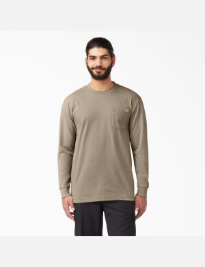 Dickies Heavyweight Crew Neck T-Shirt Bruna | 367928-LNR