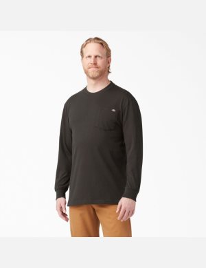 Dickies Heavyweight Crew Neck T-Shirt Choklad Bruna | 628043-OTQ