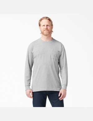 Dickies Heavyweight Crew Neck T-Shirt Grå | 072863-MBD