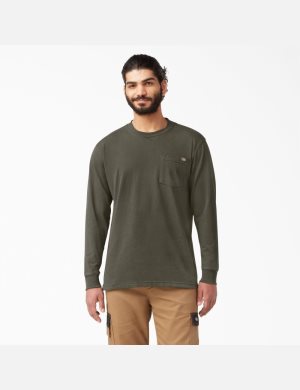 Dickies Heavyweight Crew Neck T-Shirt Gröna | 571396-API
